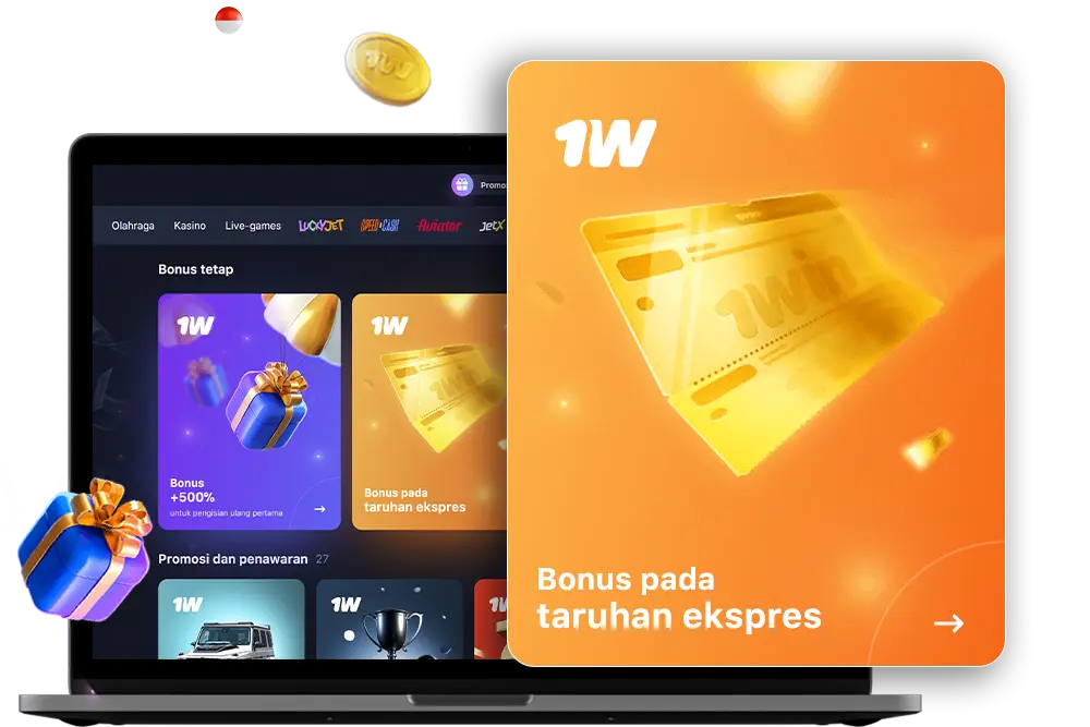 1win bonus Taruhan Ganda