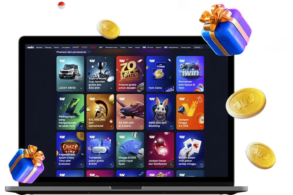 Fitur utama program bonus 1win